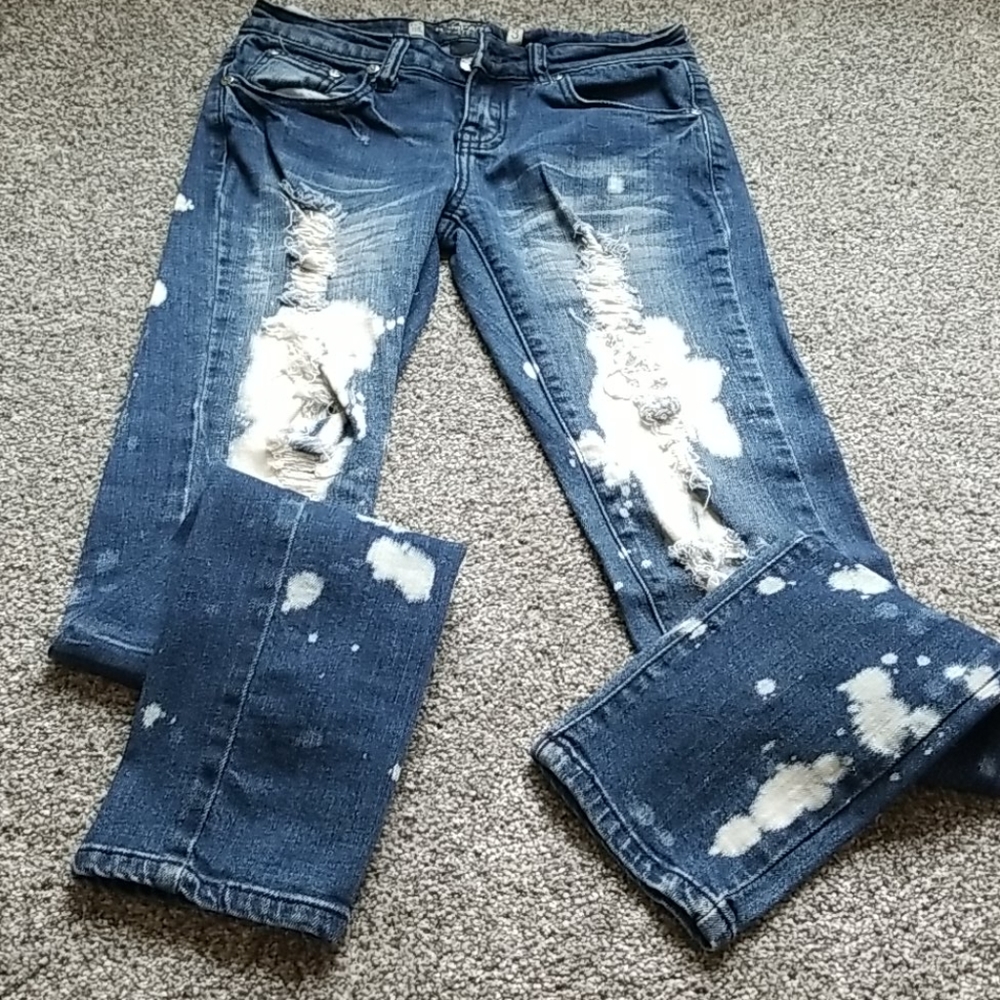 Rampage distresses denim jeans size 3
